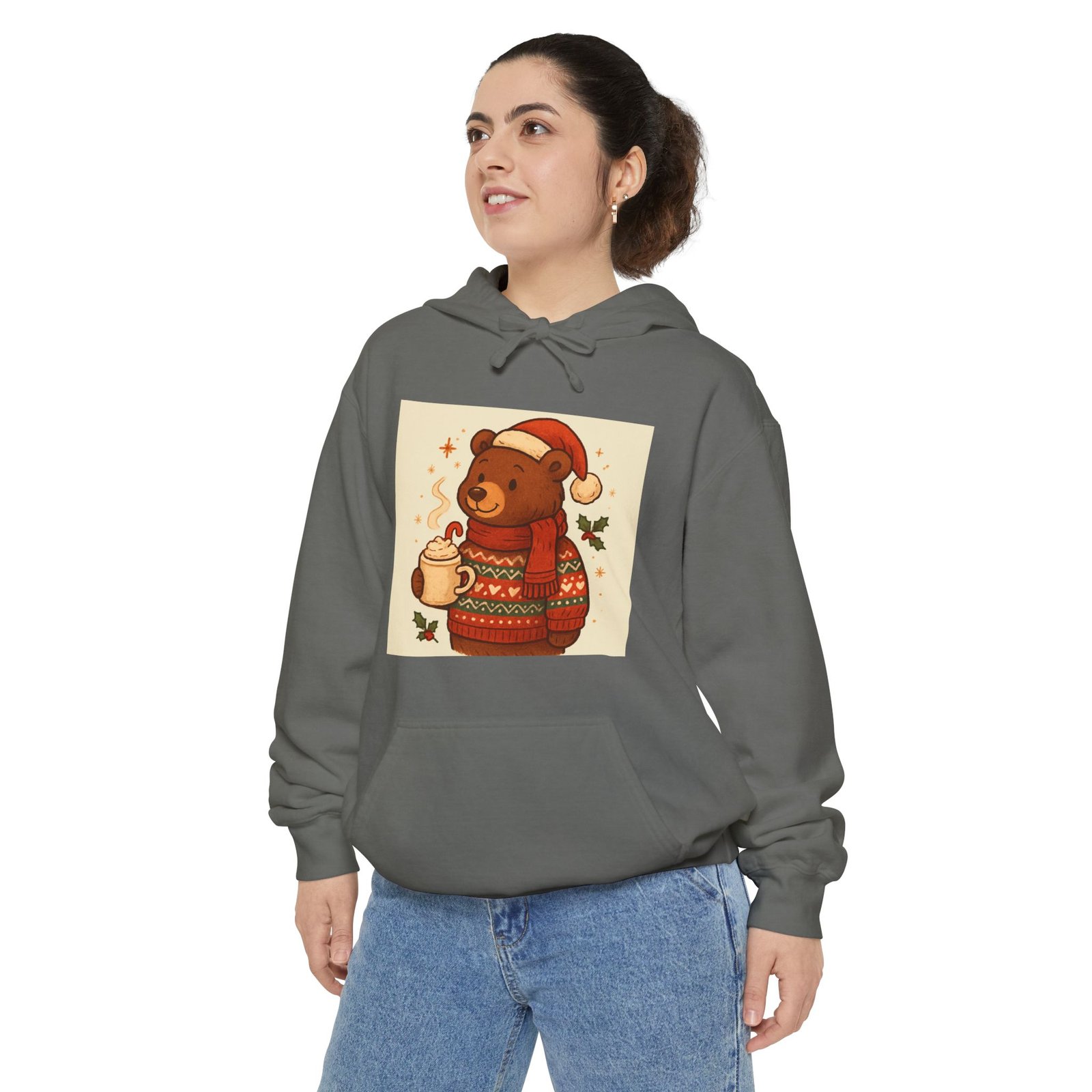 Cozy Holiday Bear Hoodie - Image 11