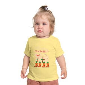 Cute Cowrabbit Baby T-Shirt - Fun Spring Design for Kids