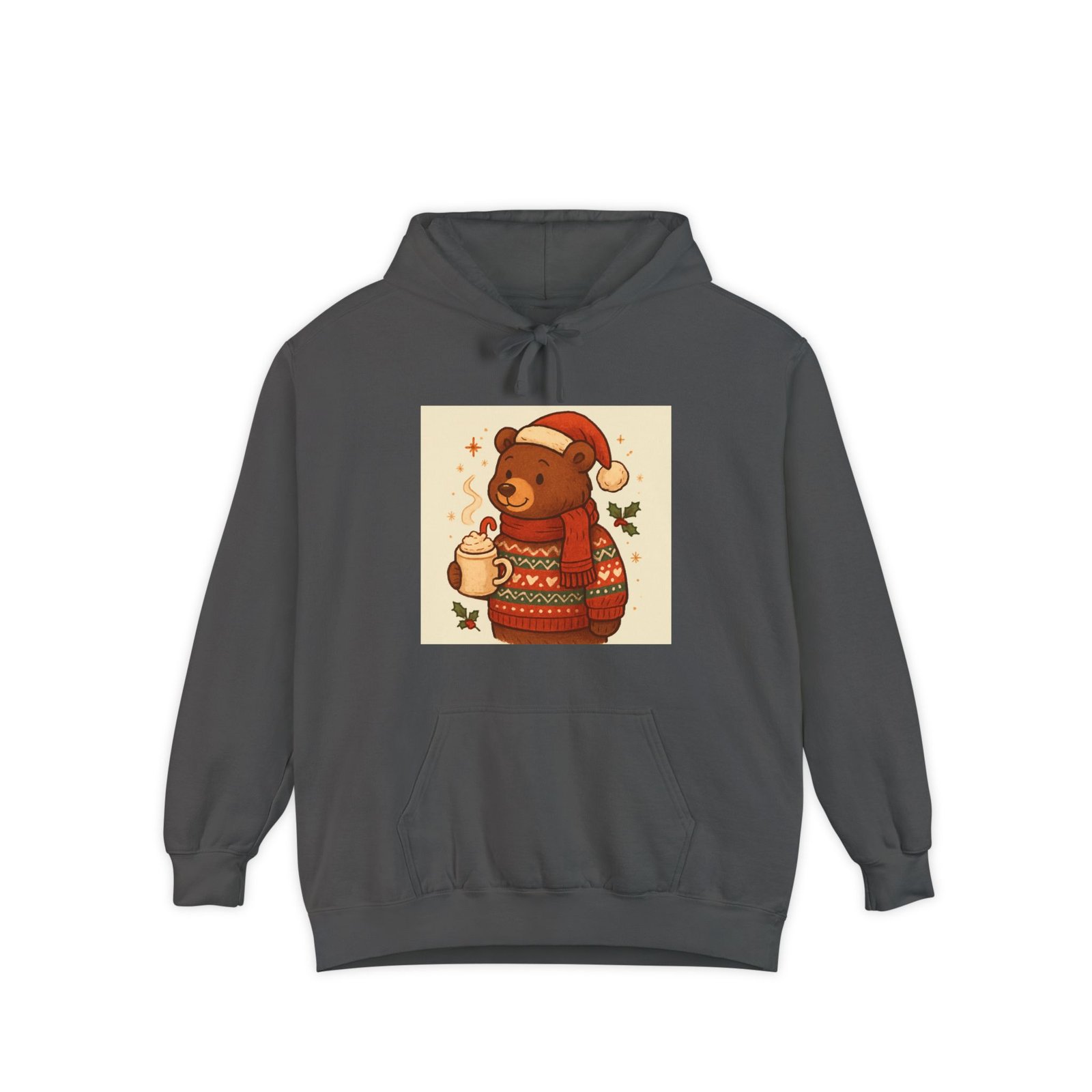Cozy Holiday Bear Hoodie - Image 5