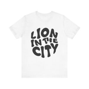 Lion in the City Graphic Tee — Urban Safari T-Shirt