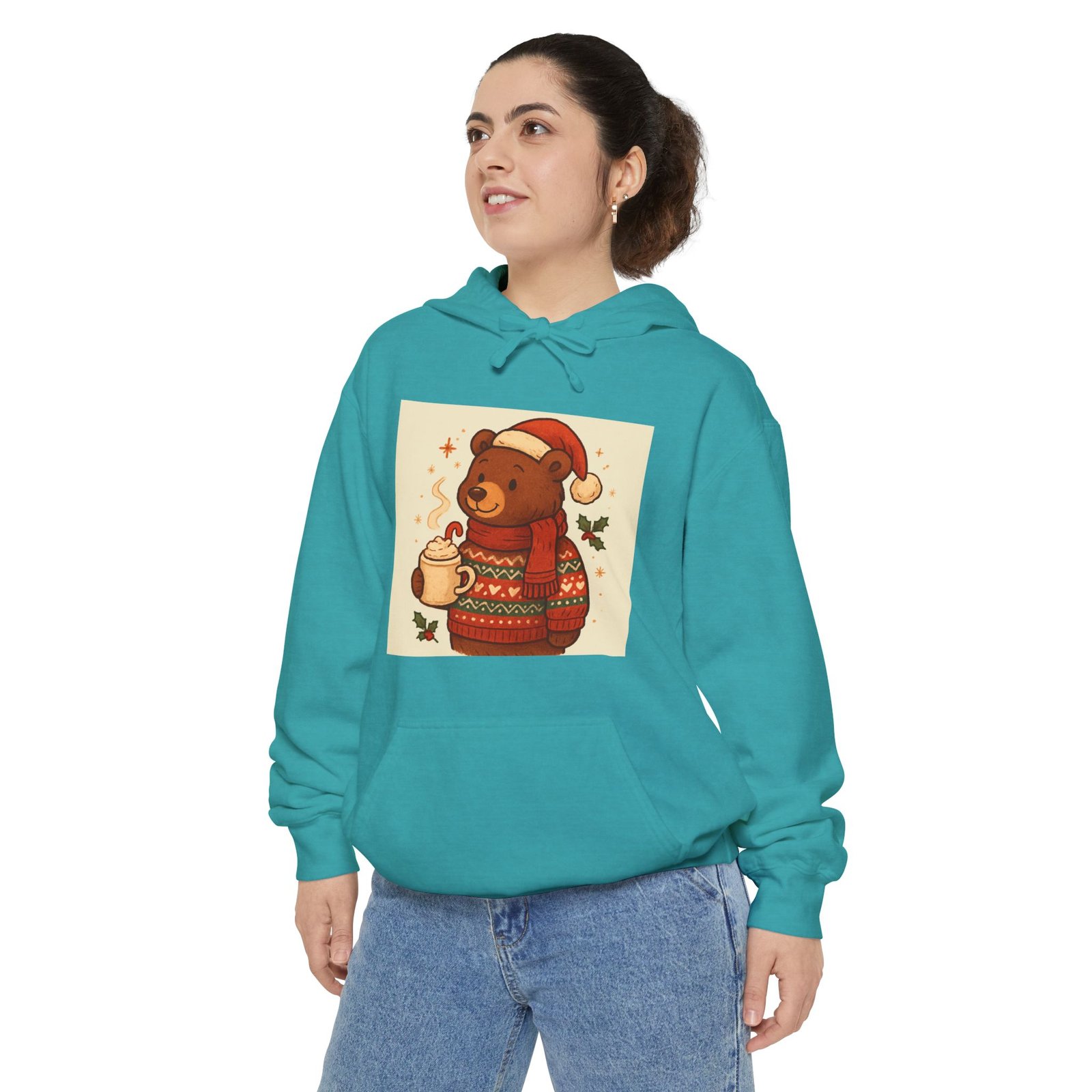 Cozy Holiday Bear Hoodie - Image 15