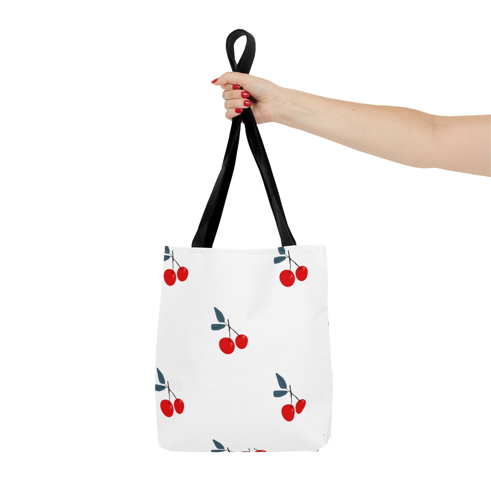 Cherry Blossom Pattern Tote Bag - Stylish Eco-Friendly Casual Accessory - Image 4